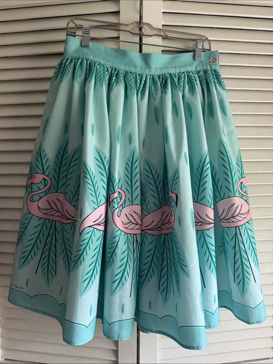 The Oblong Box Shop Dresses & Skirts - TOBS flamingo pinup skirt
